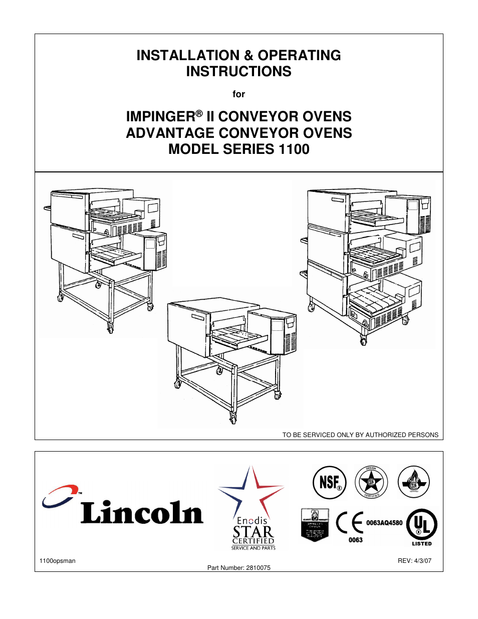 Lincoln Series 1100 User Manual | 24 pages