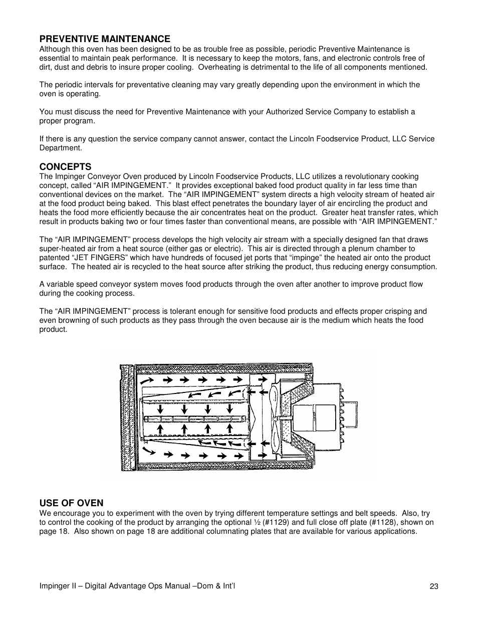 Lincoln Series 1100 User Manual | Page 23 / 24