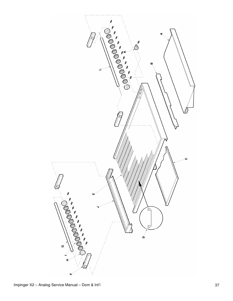 Lincoln Impinger X2 Ovens with Push Button Controls 3240-2 User Manual | Page 37 / 40