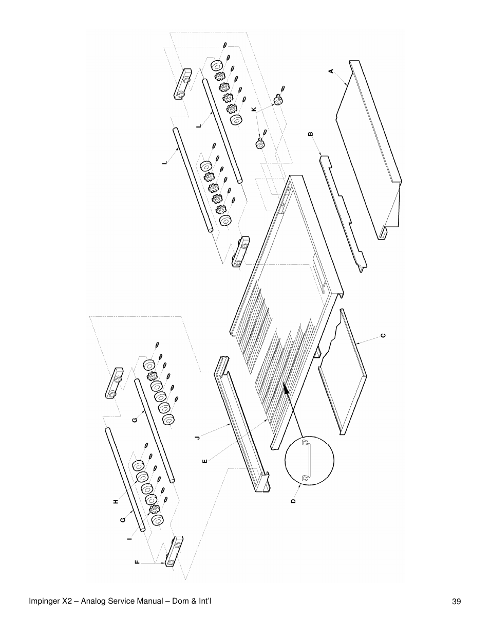 Lincoln Impinger X2 Ovens with Push Button Controls 3240-2 User Manual | Page 39 / 40