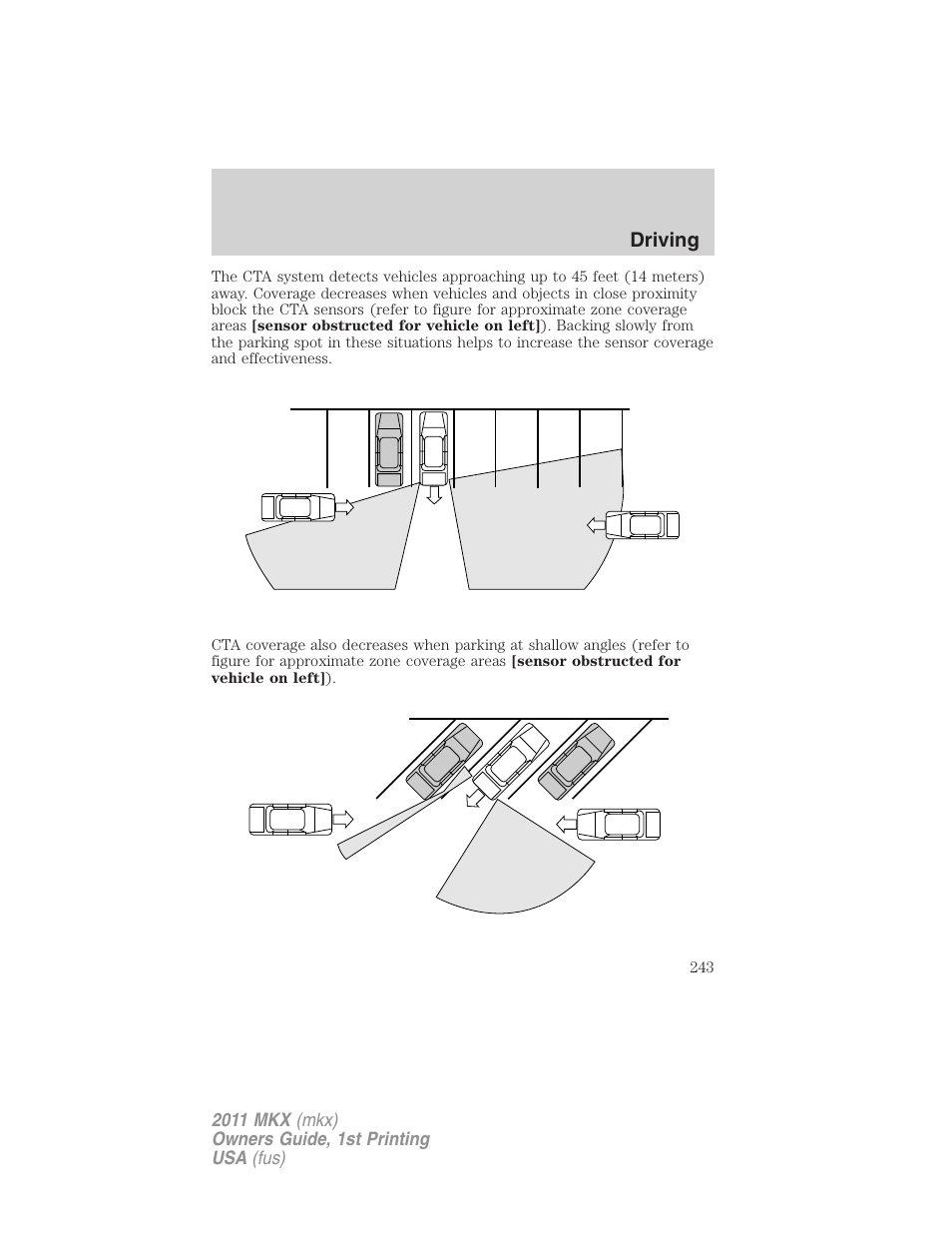 Lincoln 2011 MKX User Manual | Page 243 / 367