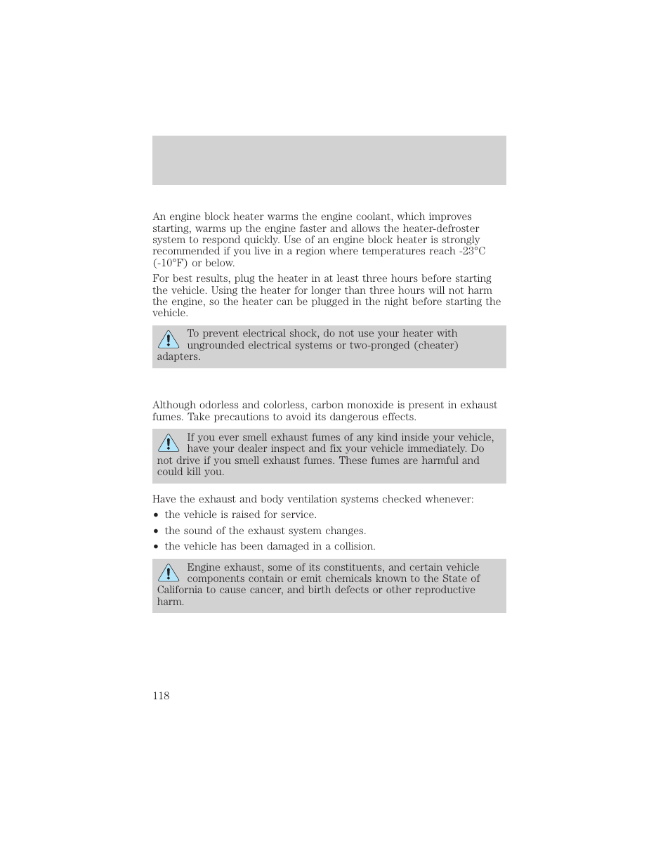 Starting | Lincoln 1999 Continental User Manual | Page 118 / 208