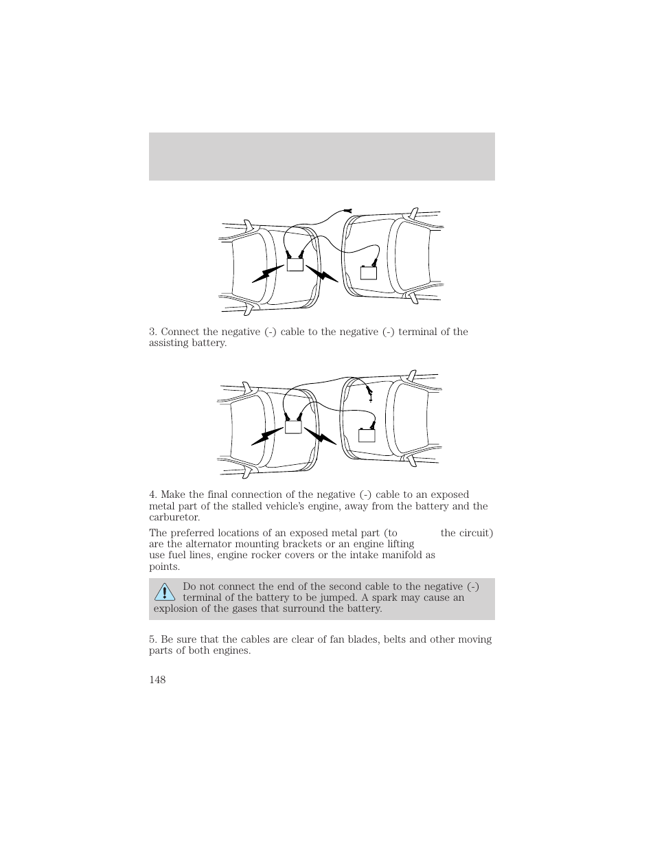 Roadside emergencies | Lincoln 1999 Continental User Manual | Page 148 / 208