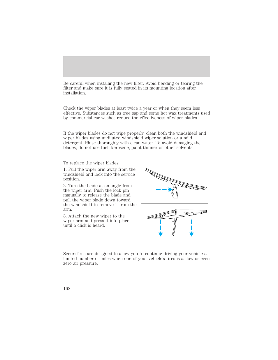Maintenance and care | Lincoln 1999 Continental User Manual | Page 168 / 208