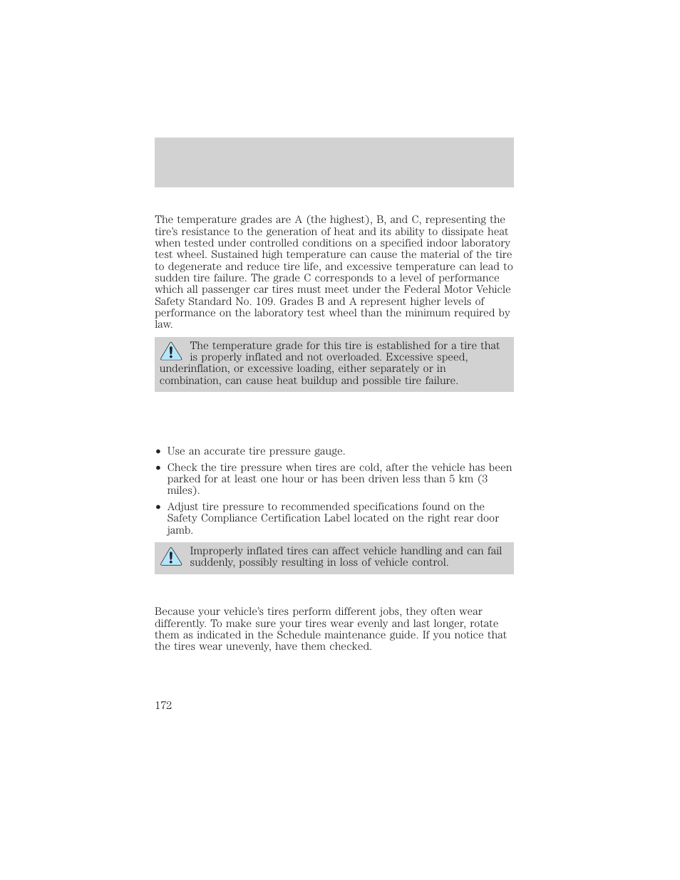 Maintenance and care | Lincoln 1999 Continental User Manual | Page 172 / 208