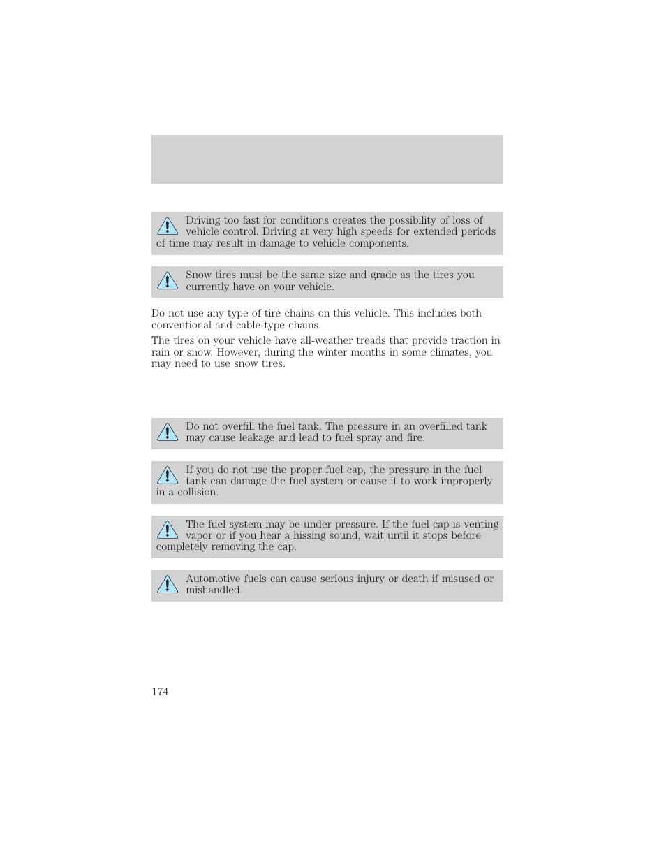 Maintenance and care | Lincoln 1999 Continental User Manual | Page 174 / 208