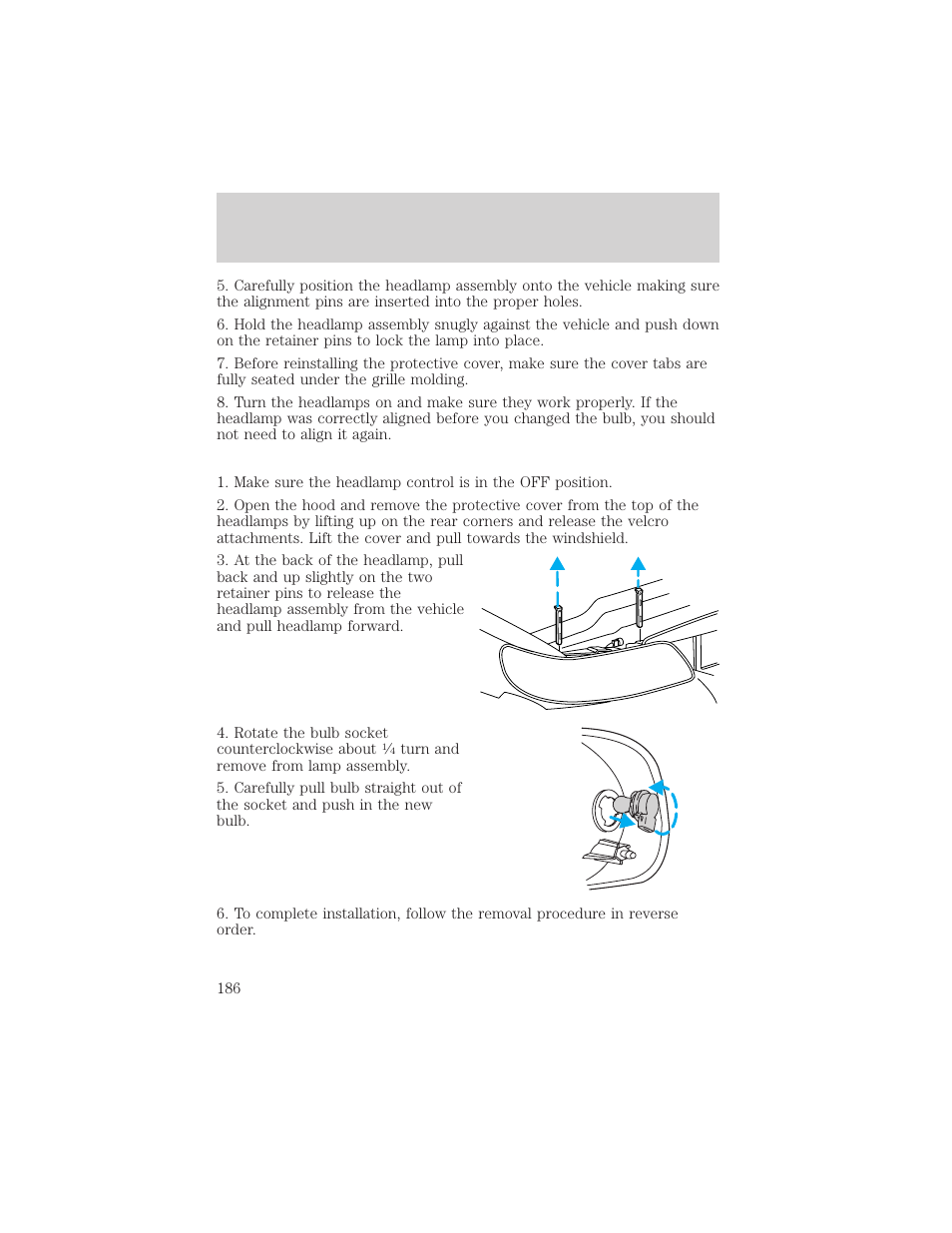 Maintenance and care | Lincoln 1999 Continental User Manual | Page 186 / 208