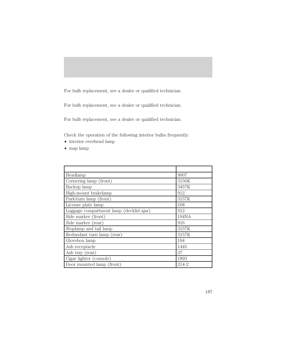 Maintenance and care | Lincoln 1999 Continental User Manual | Page 187 / 208