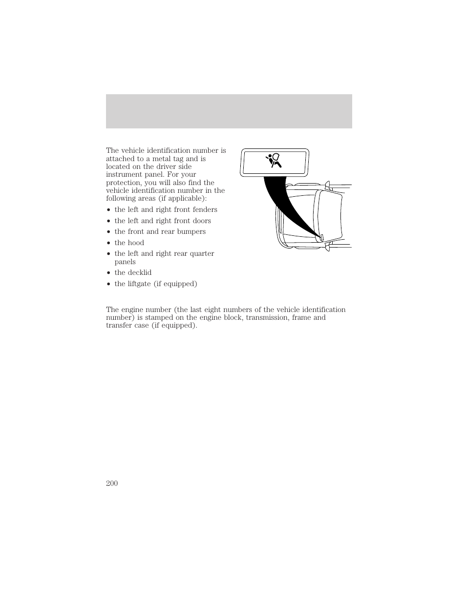 Capacities and specifications | Lincoln 1999 Continental User Manual | Page 200 / 208