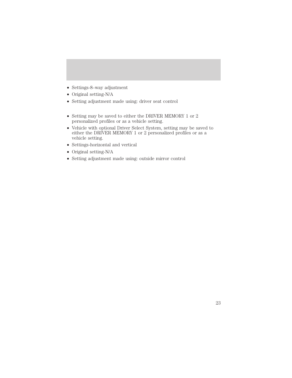 Instrumentation | Lincoln 1999 Continental User Manual | Page 23 / 208