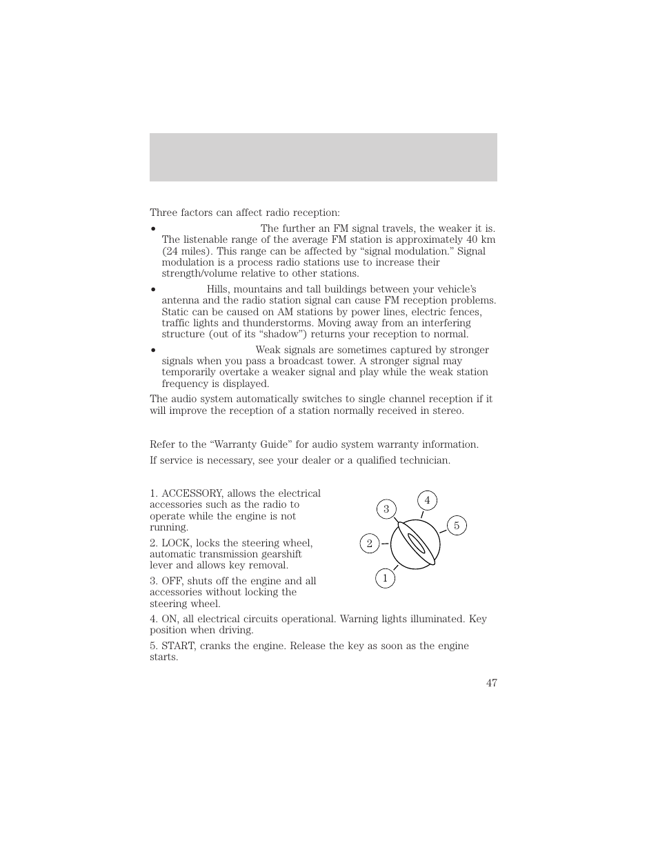 Controls and features | Lincoln 1999 Continental User Manual | Page 47 / 208