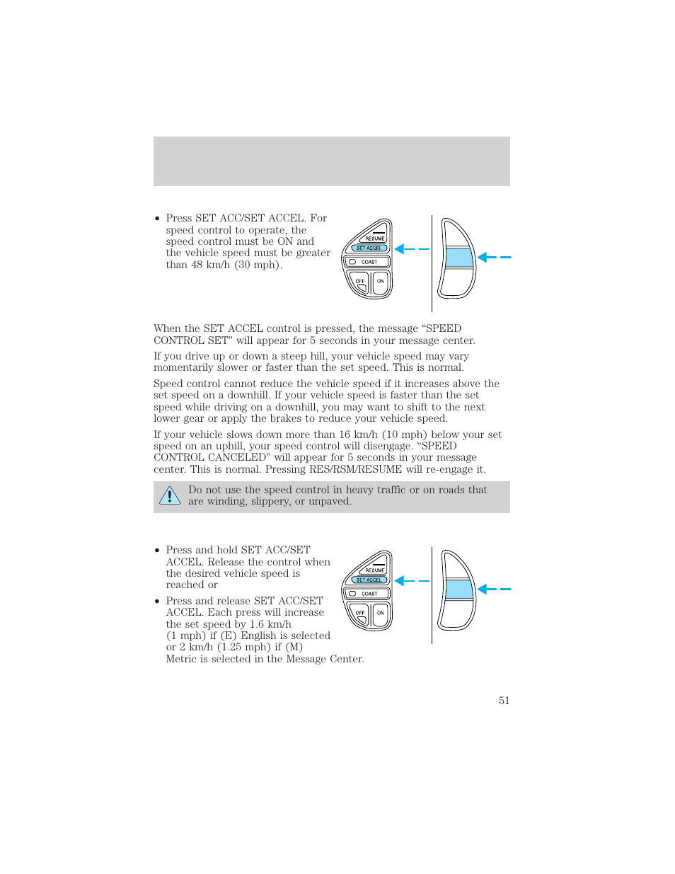 Controls and features | Lincoln 1999 Continental User Manual | Page 51 / 208