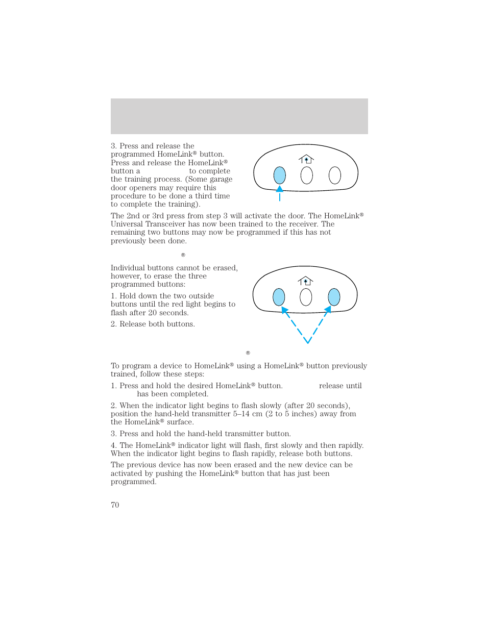 Controls and features | Lincoln 1999 Continental User Manual | Page 70 / 208