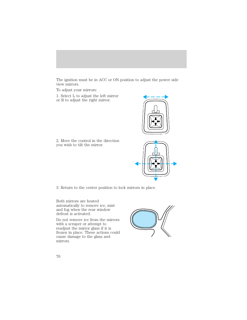 Controls and features | Lincoln 1999 Continental User Manual | Page 76 / 208