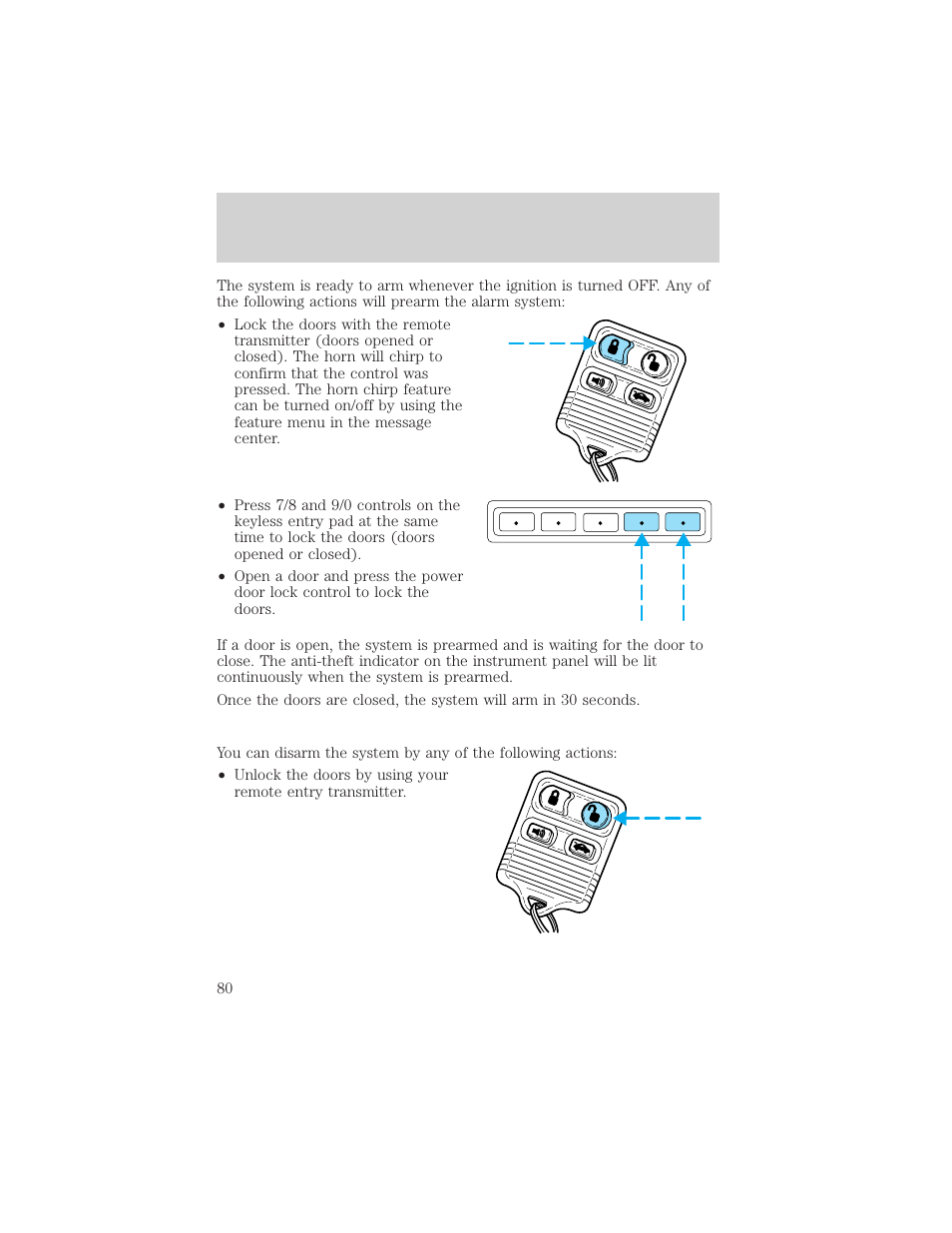 Controls and features | Lincoln 1999 Continental User Manual | Page 80 / 208