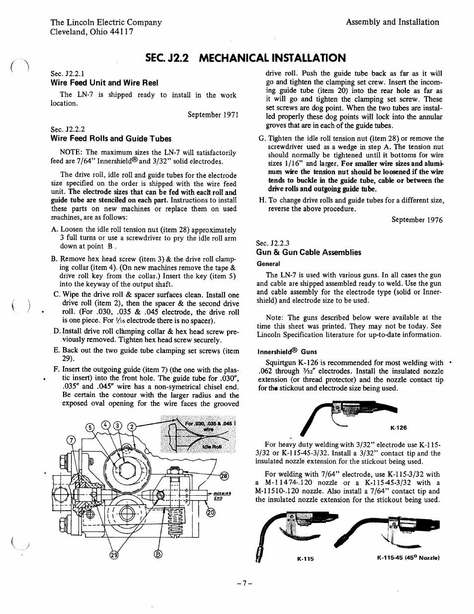 Lincoln LN-7 User Manual | Page 7 / 28