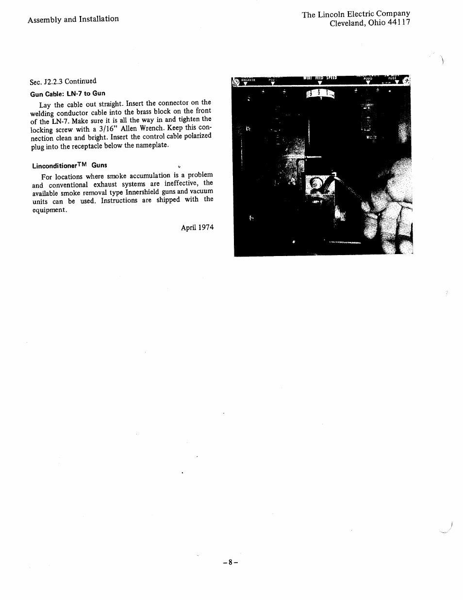 Lincoln LN-7 User Manual | Page 8 / 28
