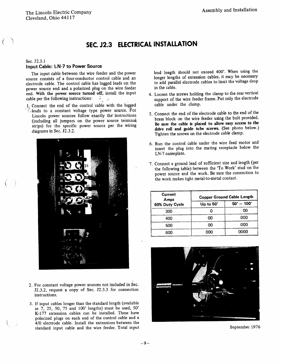 Lincoln LN-7 User Manual | Page 9 / 28