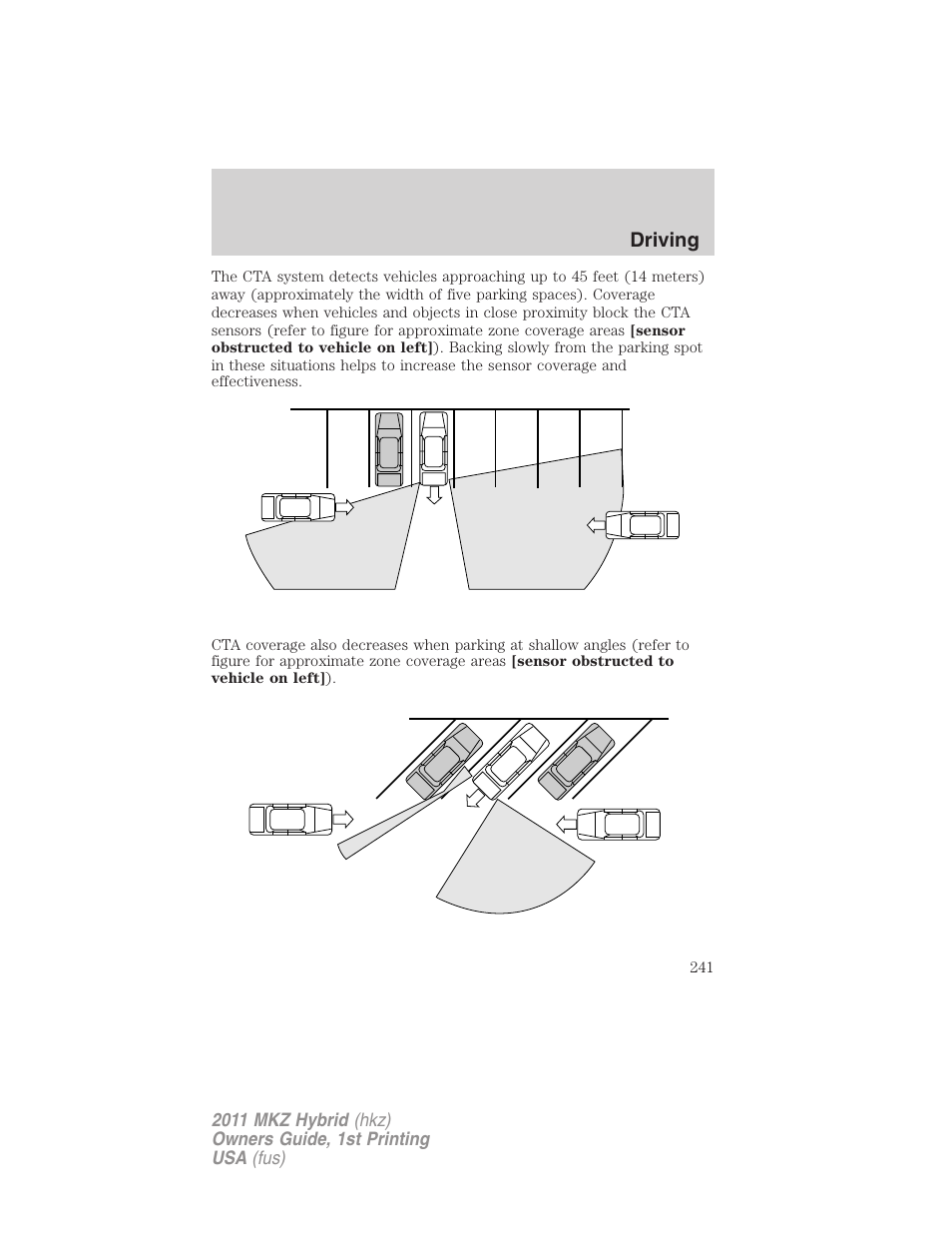 Lincoln 2011 MKZ Hybrid User Manual | Page 241 / 348