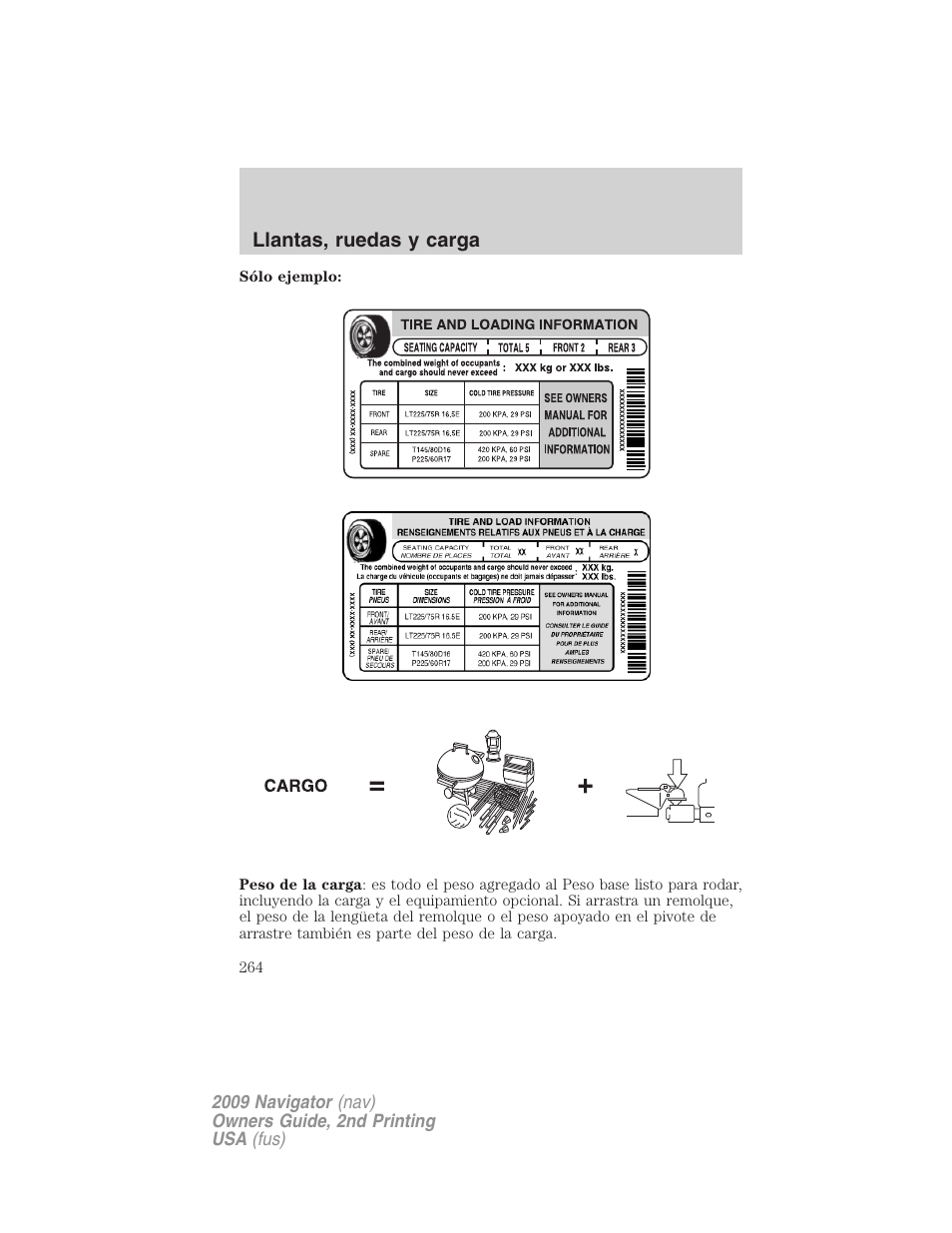 Lincoln 2009 Navigator User Manual | Page 264 / 801