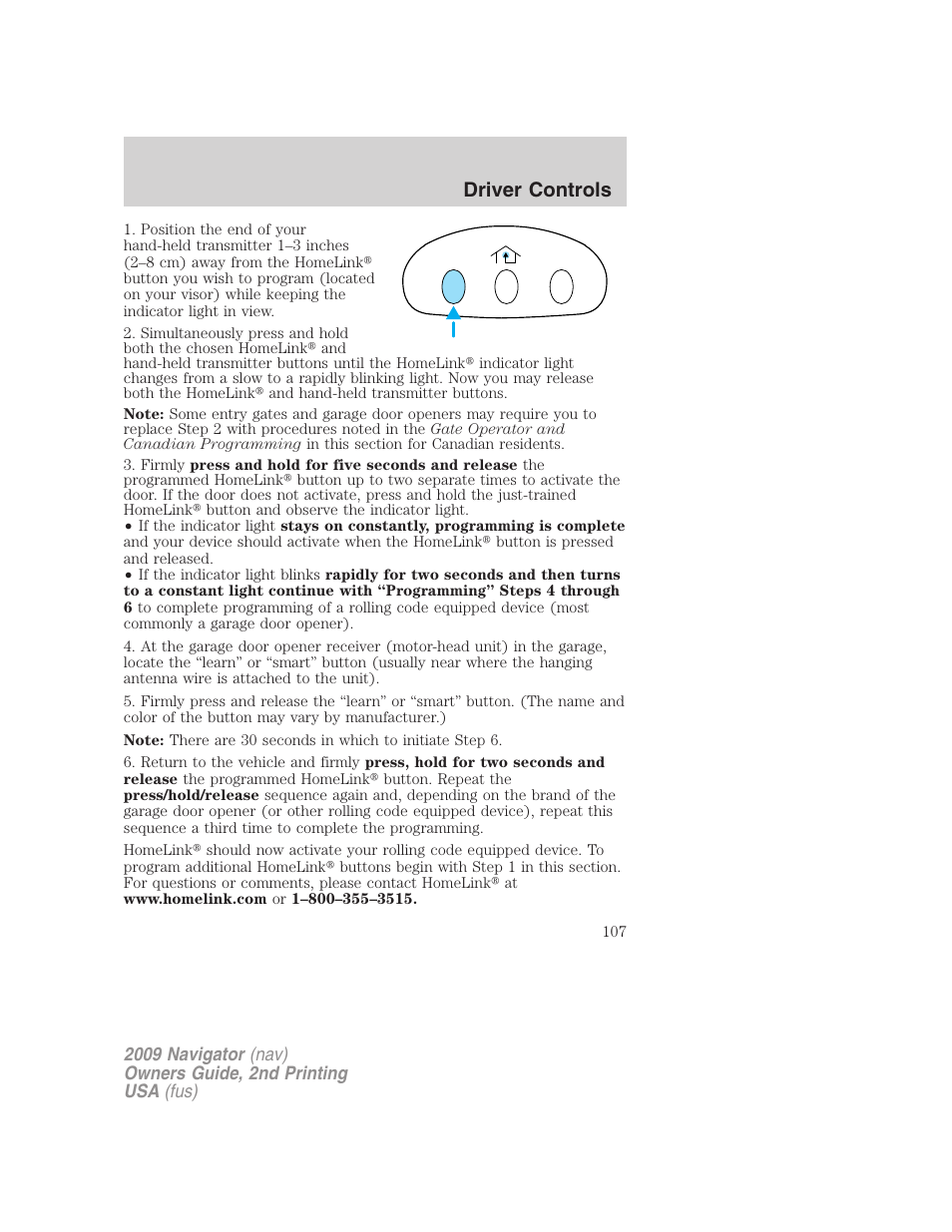 Driver controls | Lincoln 2009 Navigator User Manual | Page 531 / 801