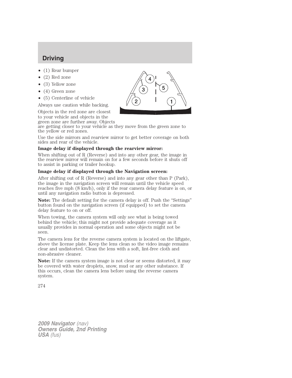 Driving | Lincoln 2009 Navigator User Manual | Page 698 / 801