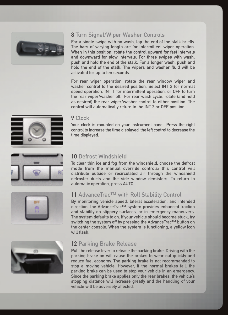 Lincoln 2005 LS User Manual | Page 12 / 12