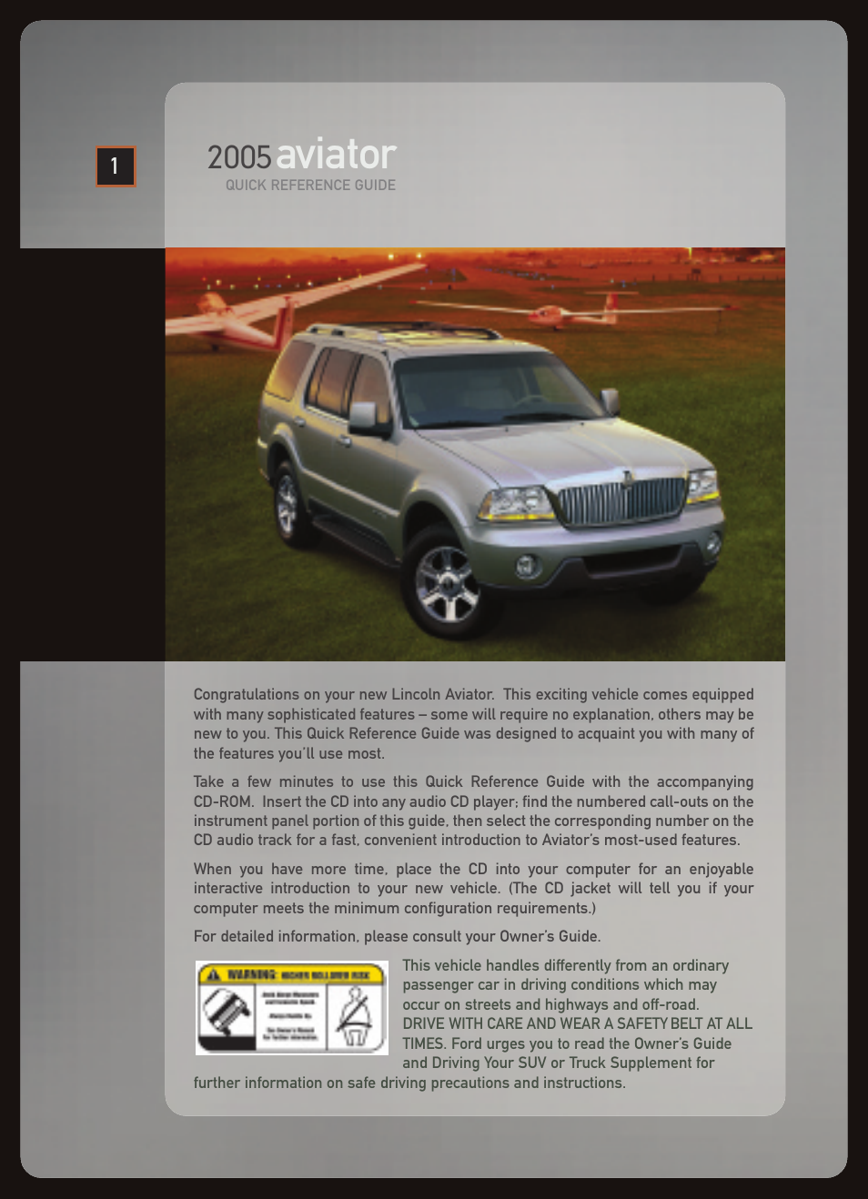 Aviator | Lincoln 2005 LS User Manual | Page 7 / 12