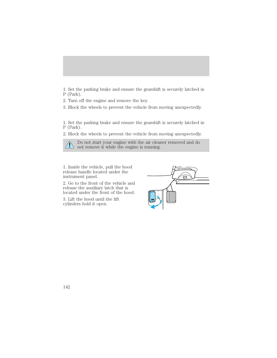 Maintenance and care | Lincoln 1999 Town Car User Manual | Page 142 / 208