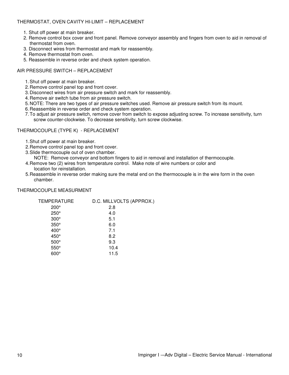 Lincoln 1454-000-E User Manual | Page 10 / 24