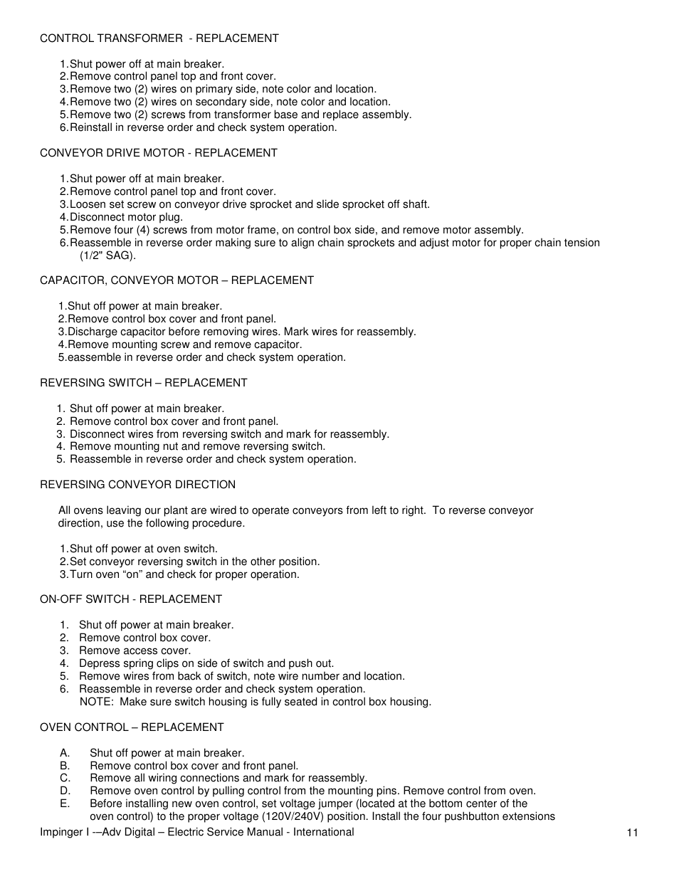 Lincoln 1454-000-E User Manual | Page 11 / 24