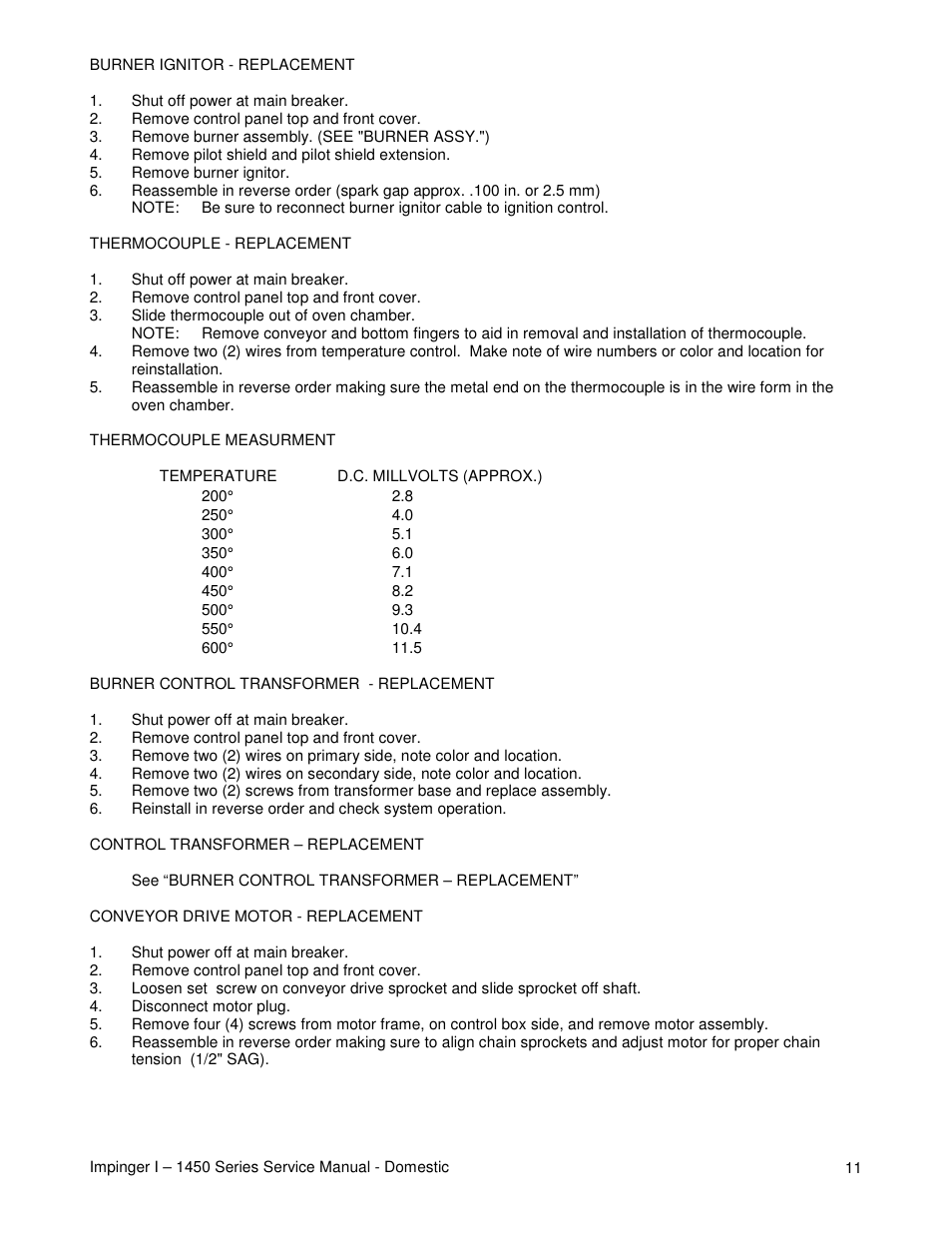 Lincoln 1450 User Manual | Page 11 / 24