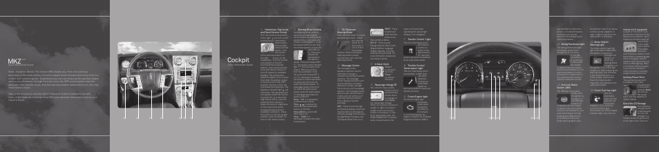 Cockpit | Lincoln 2007 MKZ User Manual | Page 2 / 2