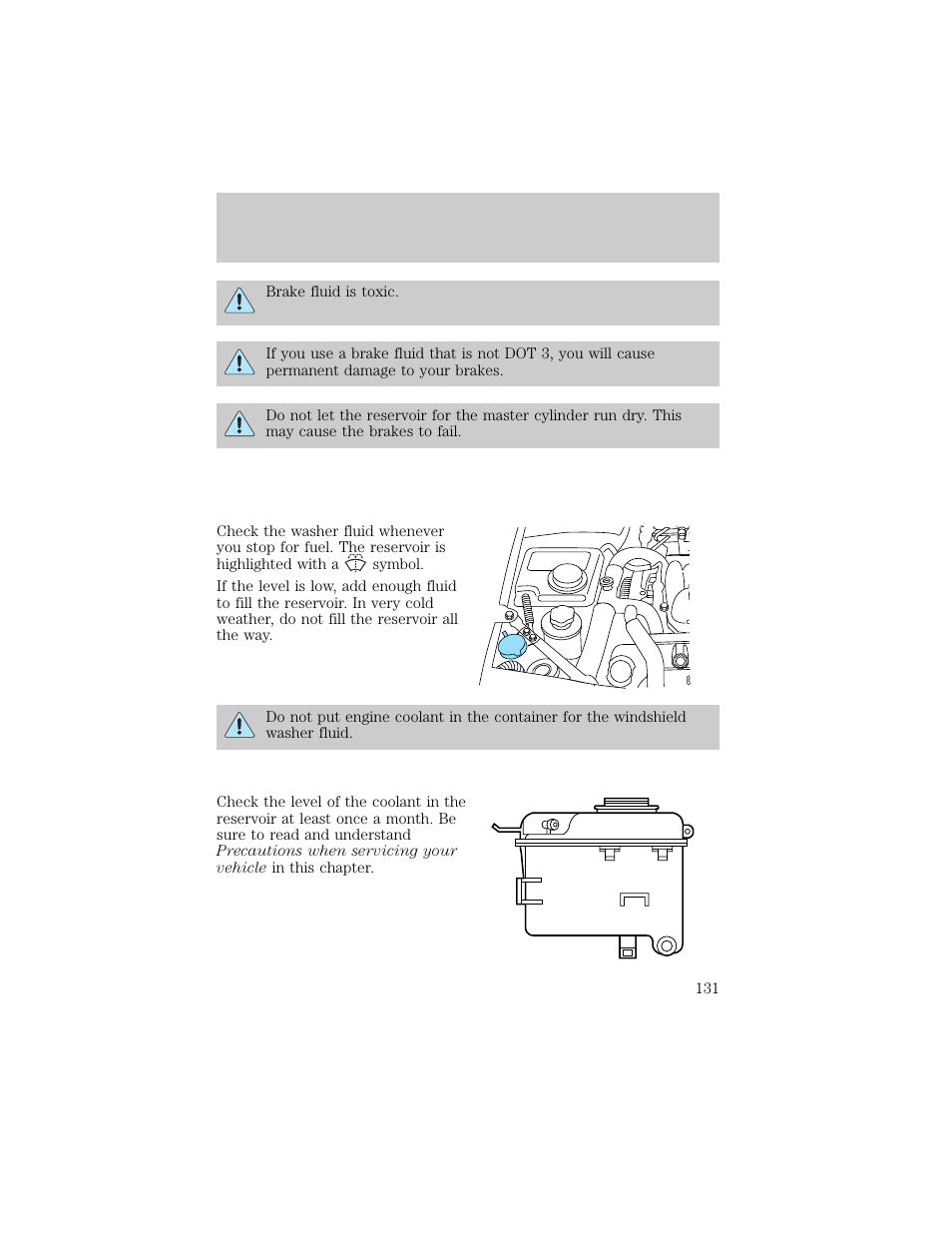 Maintenance and care | Lincoln 1998 Continental User Manual | Page 131 / 176