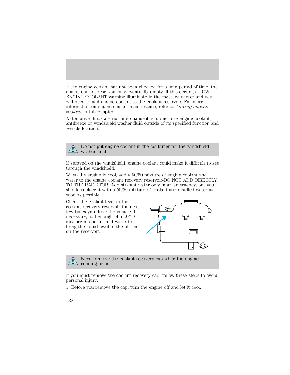 Maintenance and care | Lincoln 1998 Continental User Manual | Page 132 / 176