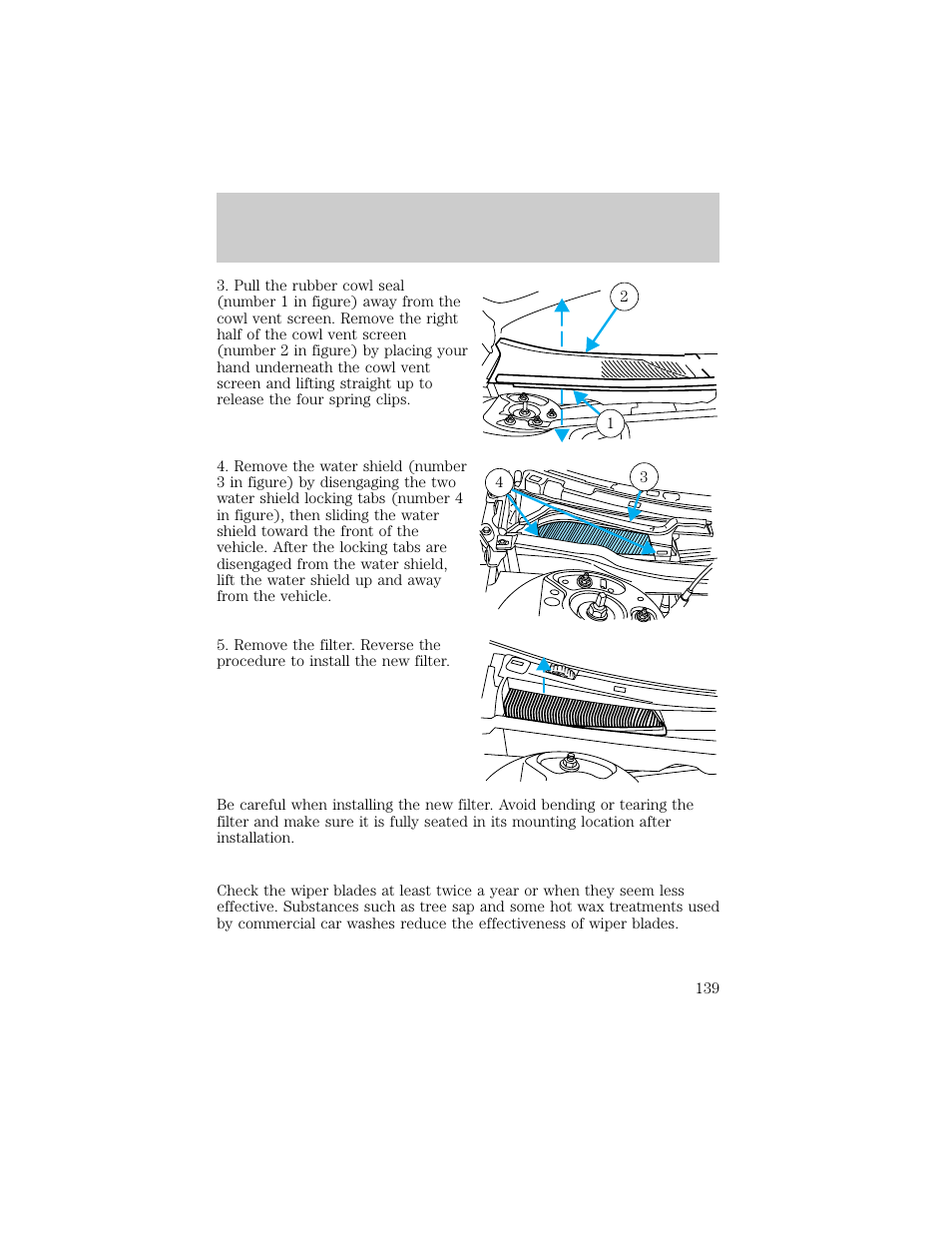 Maintenance and care | Lincoln 1998 Continental User Manual | Page 139 / 176