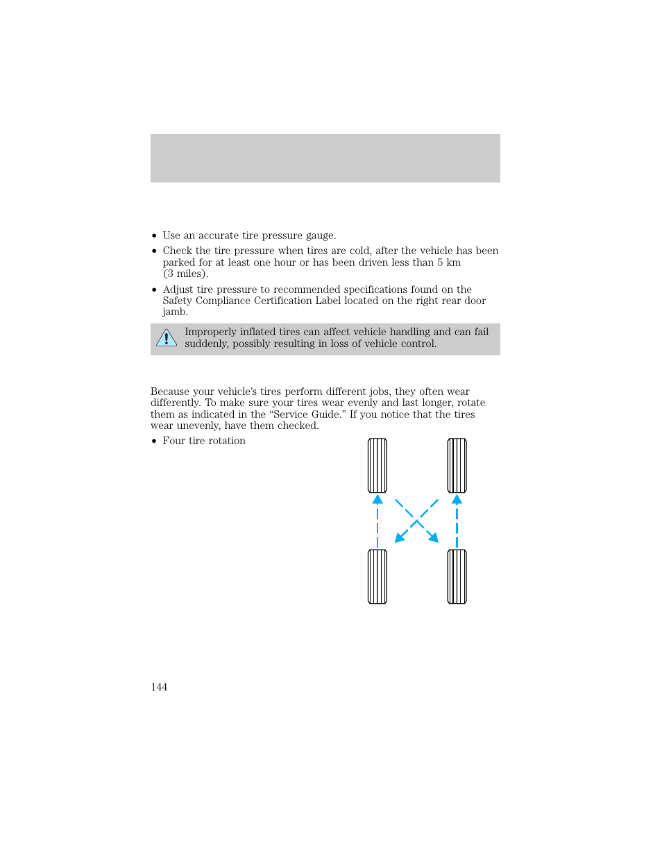 Maintenance and care | Lincoln 1998 Continental User Manual | Page 144 / 176