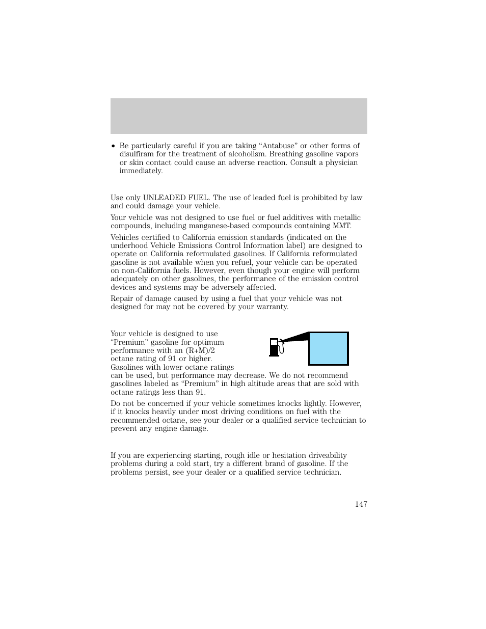 Lincoln 1998 Continental User Manual | Page 147 / 176