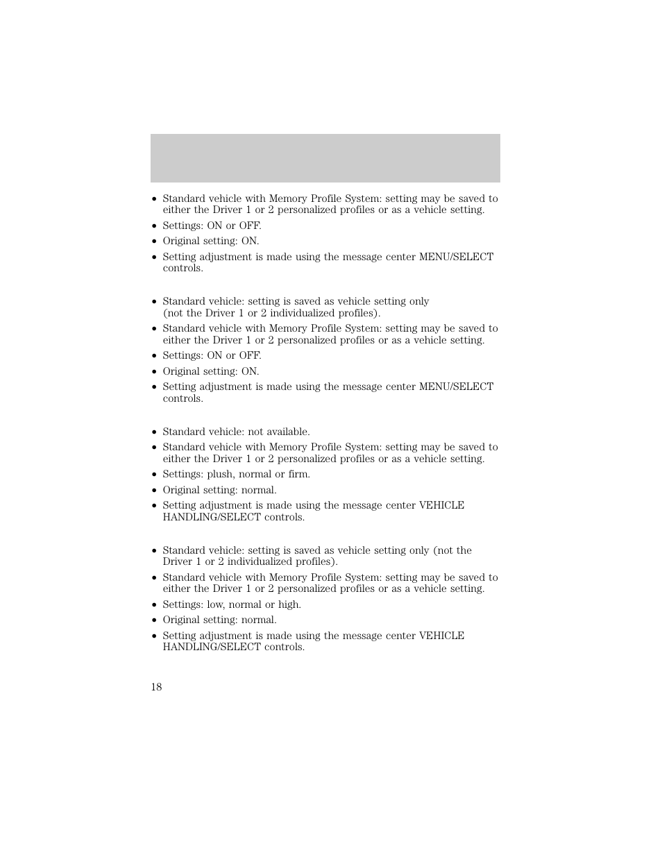 Instrumentation | Lincoln 1998 Continental User Manual | Page 18 / 176