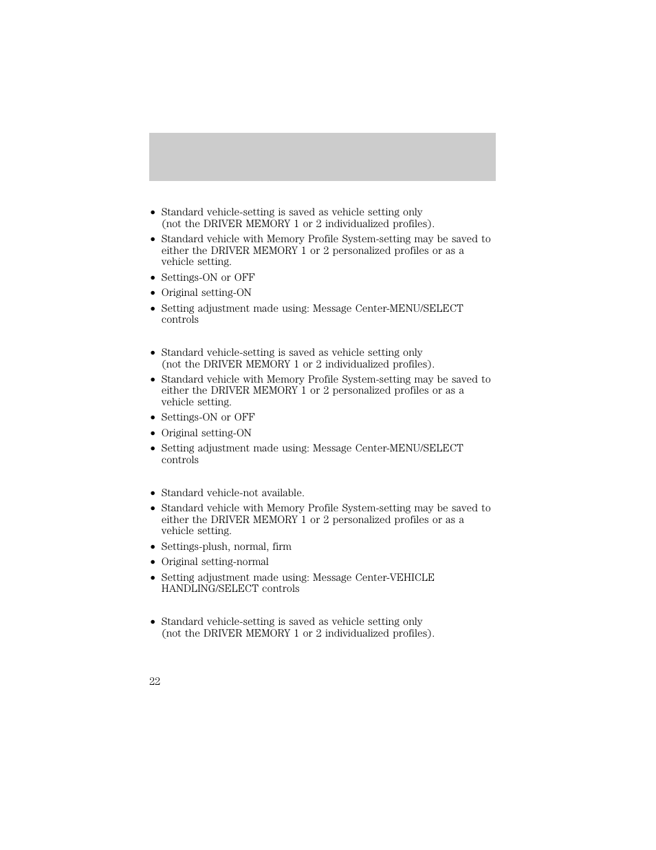 Instrumentation | Lincoln 1998 Continental User Manual | Page 22 / 176