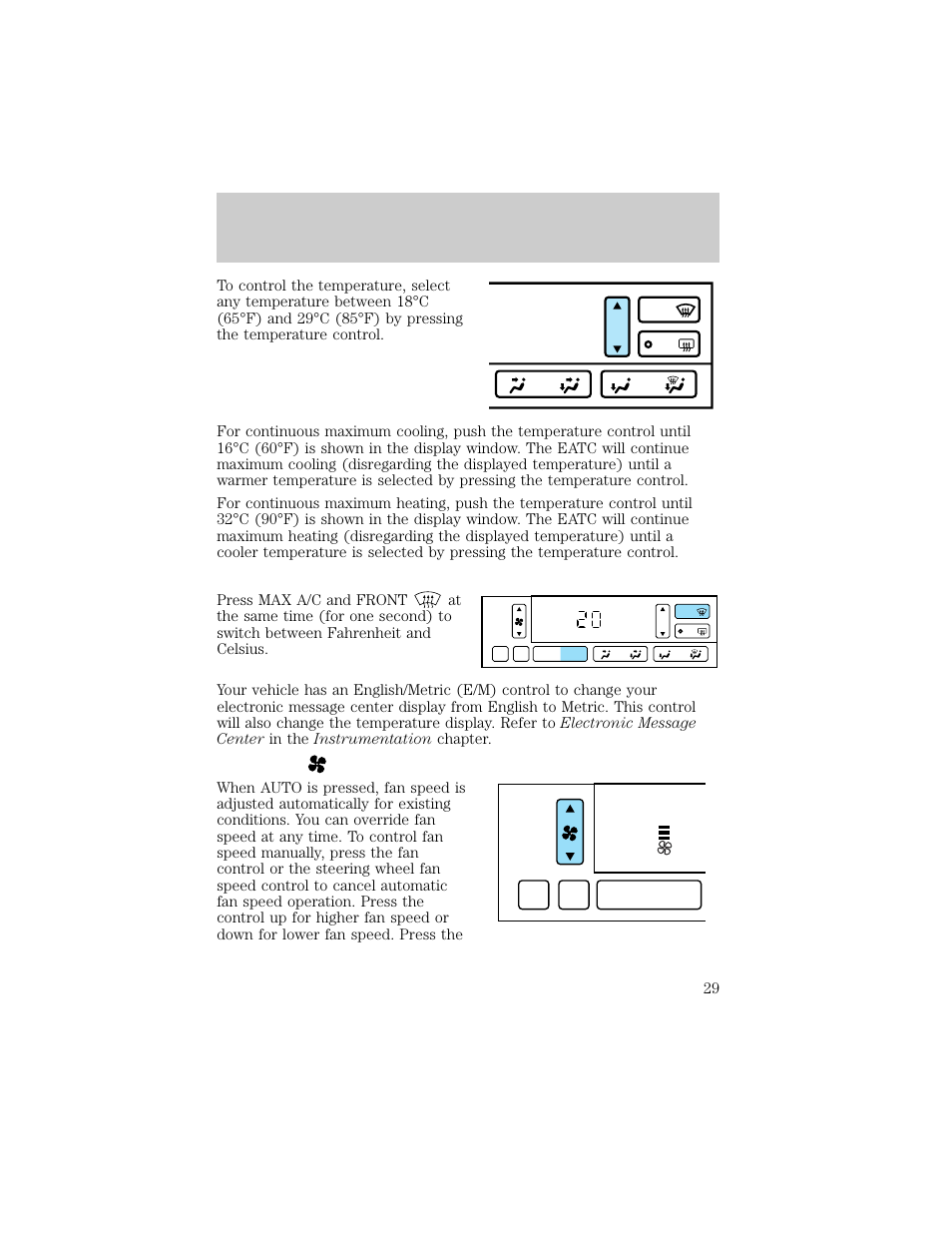 Controls and features | Lincoln 1998 Continental User Manual | Page 29 / 176