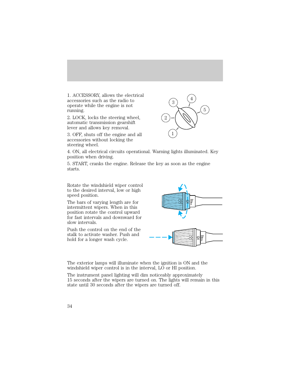 Controls and features | Lincoln 1998 Continental User Manual | Page 34 / 176