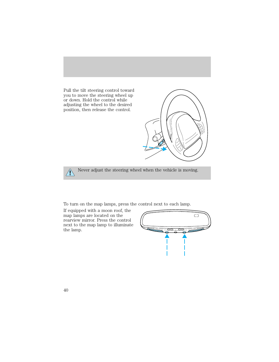 Controls and features | Lincoln 1998 Continental User Manual | Page 40 / 176