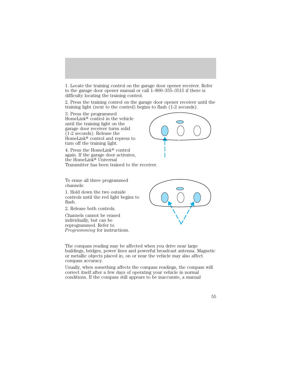 Controls and features | Lincoln 1998 Continental User Manual | Page 55 / 176