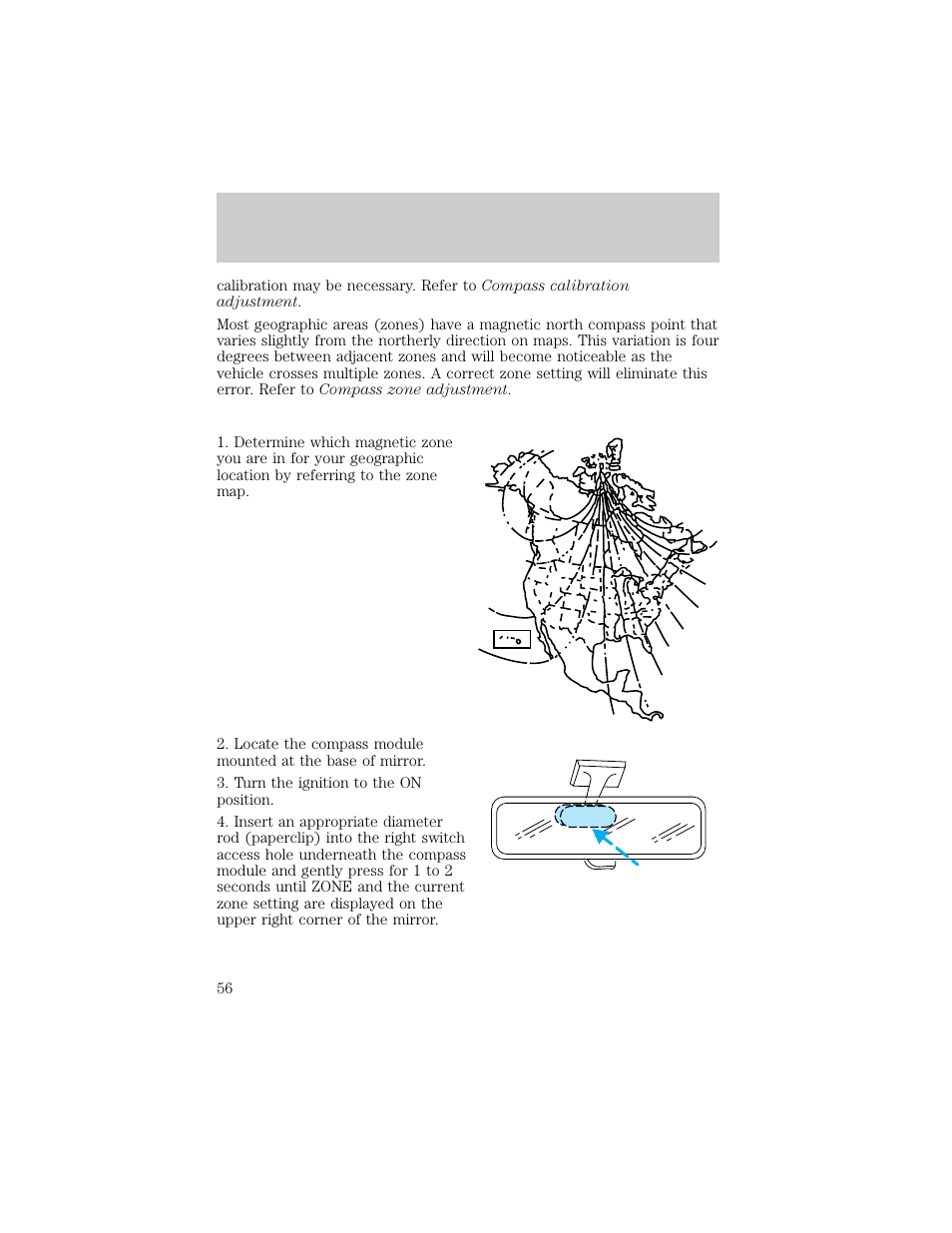 Controls and features | Lincoln 1998 Continental User Manual | Page 56 / 176