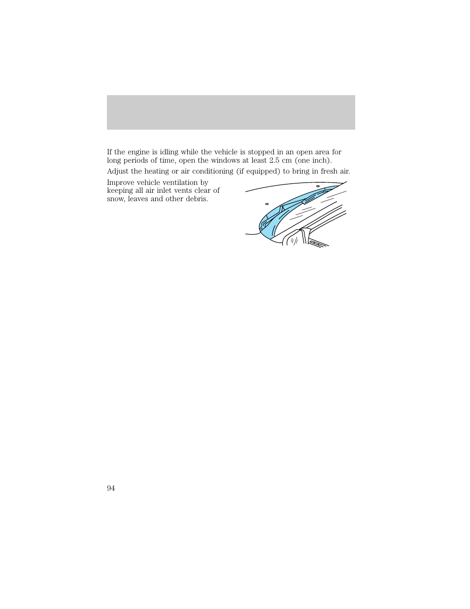 Starting | Lincoln 1998 Continental User Manual | Page 94 / 176