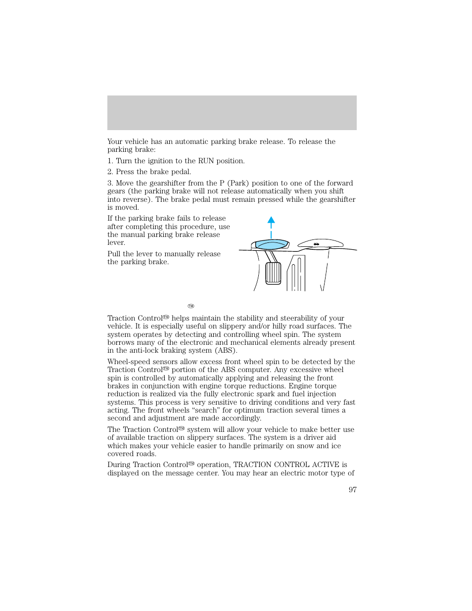 Driving | Lincoln 1998 Continental User Manual | Page 97 / 176