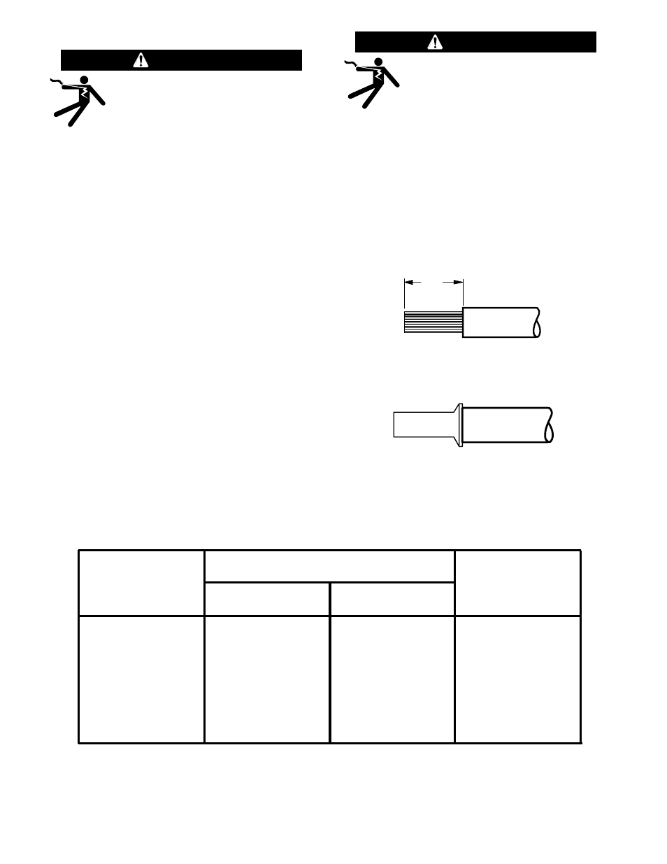 Input connections, Warning | Lincoln 60 User Manual | Page 10 / 29