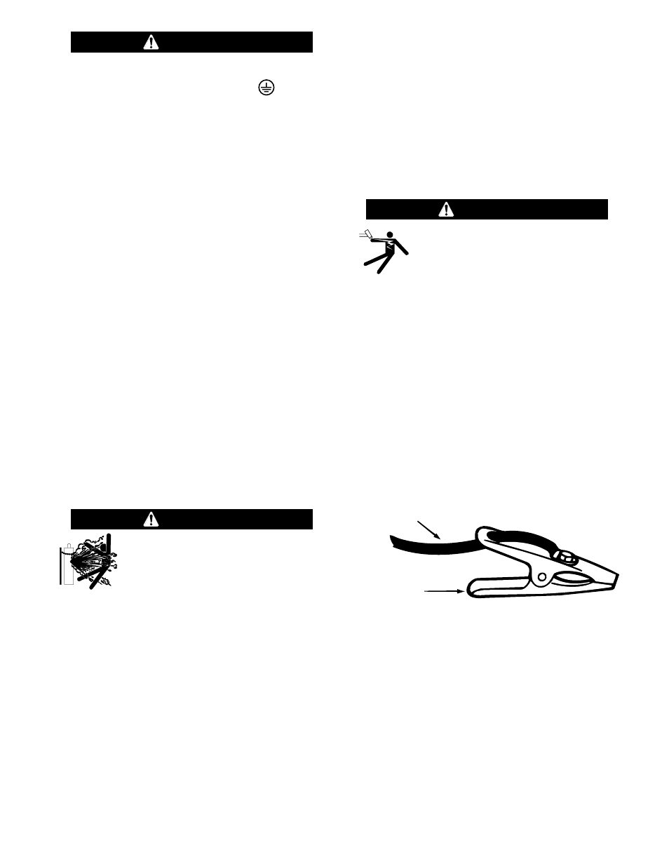Operating instructions, Output connections, Warning caution | Warning | Lincoln 60 User Manual | Page 11 / 29