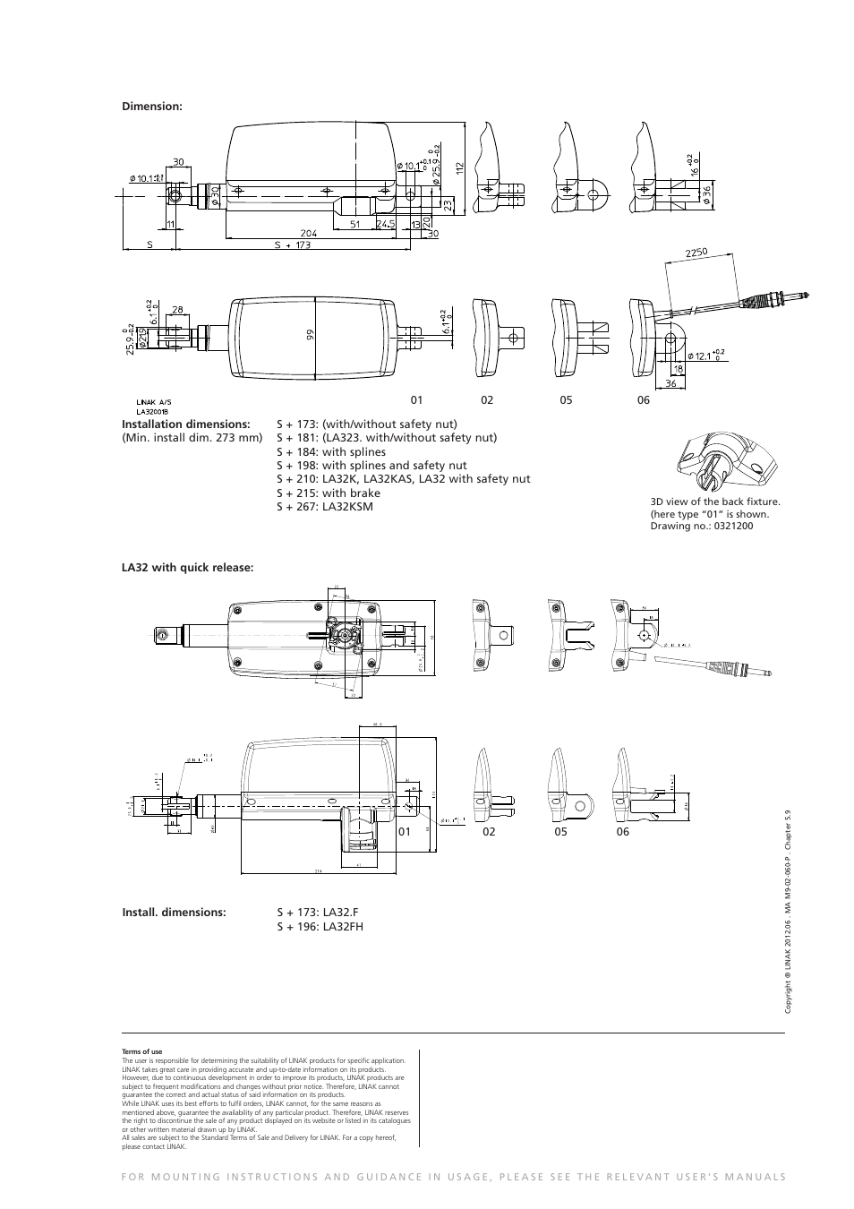 Linak MEDLINE LA32 User Manual | Page 4 / 4